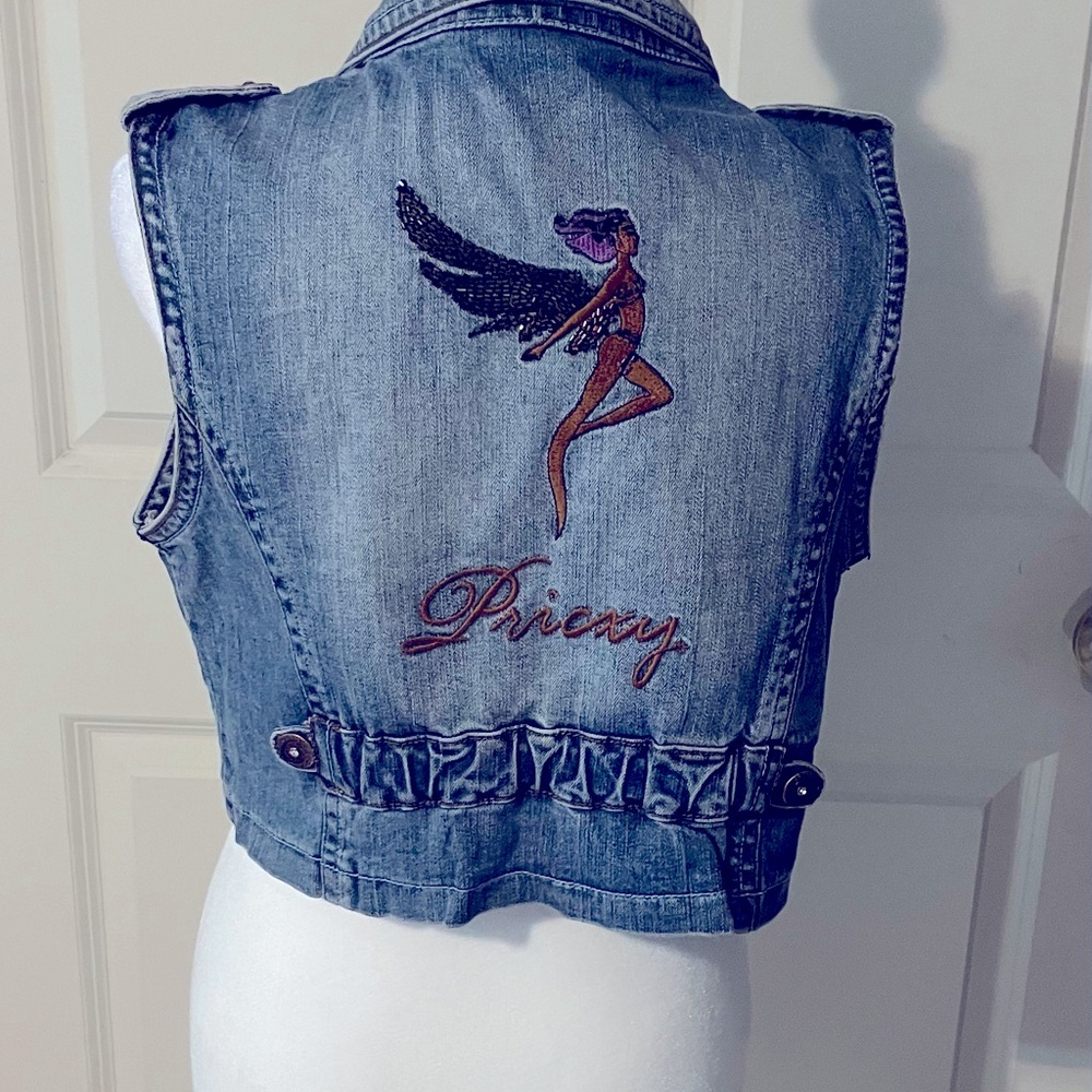 Pricey denim vest NWT